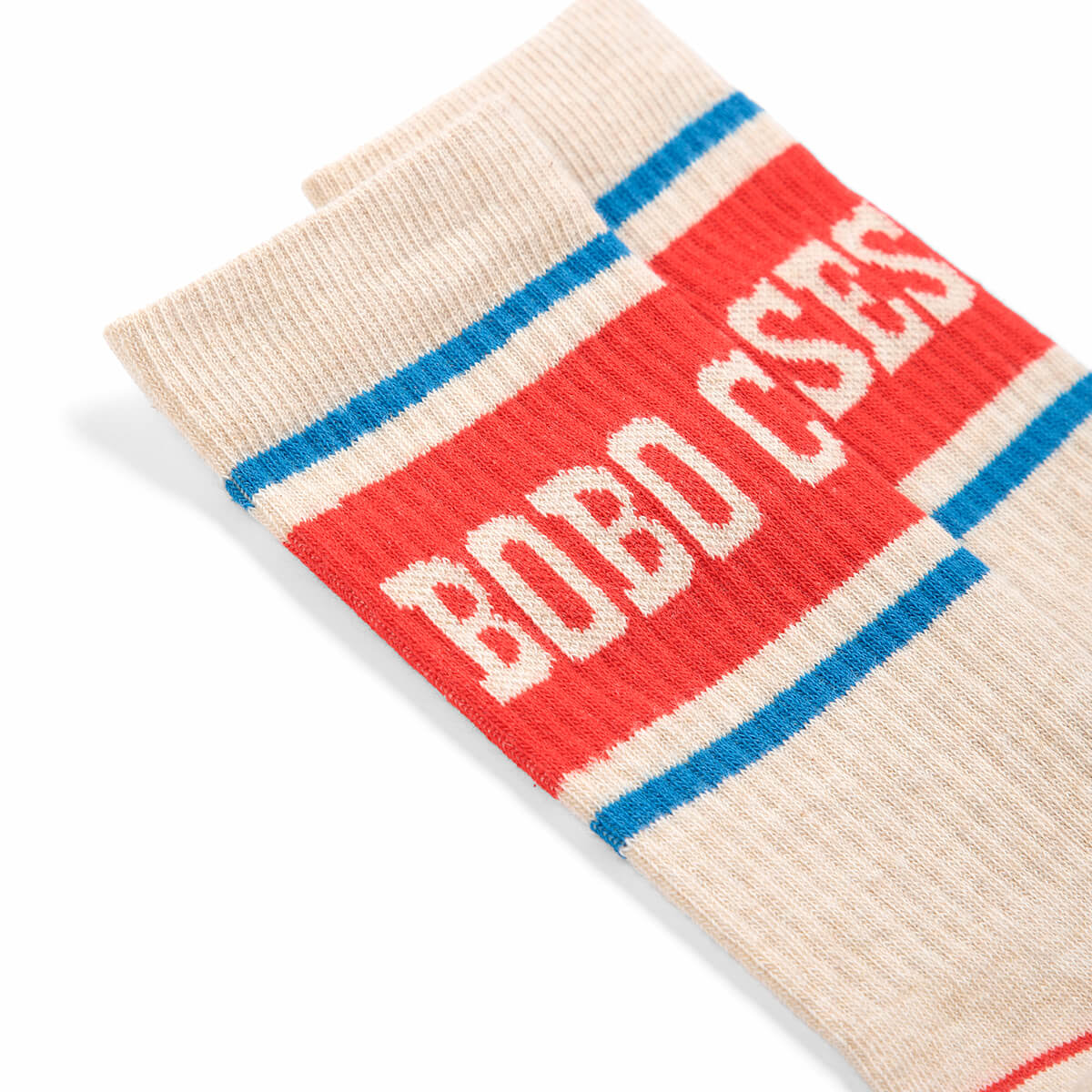 Chaussettes hautes fantaisie en mélange de coton à imprimé graphique multicolore éclatant avec blocs de couleurs audacieux pour enfants au quotidien (2-11 ans)