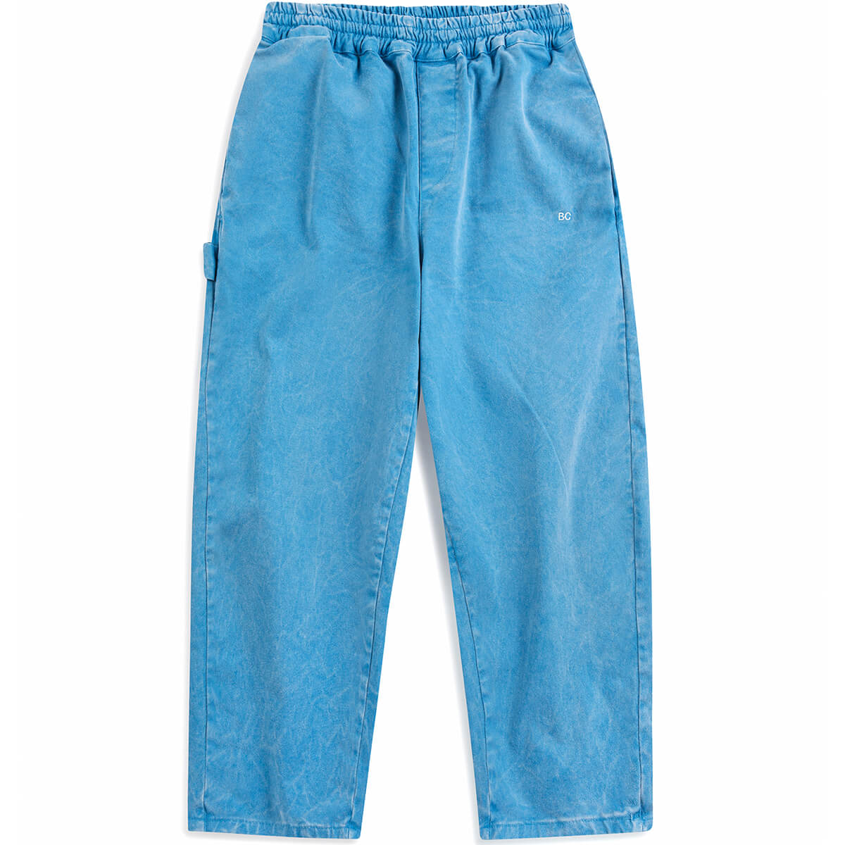 Pantalon tissé avec imprimé lettres multicolores espiègles et étiquette graphique amusante pour enfants (2-13 ans)