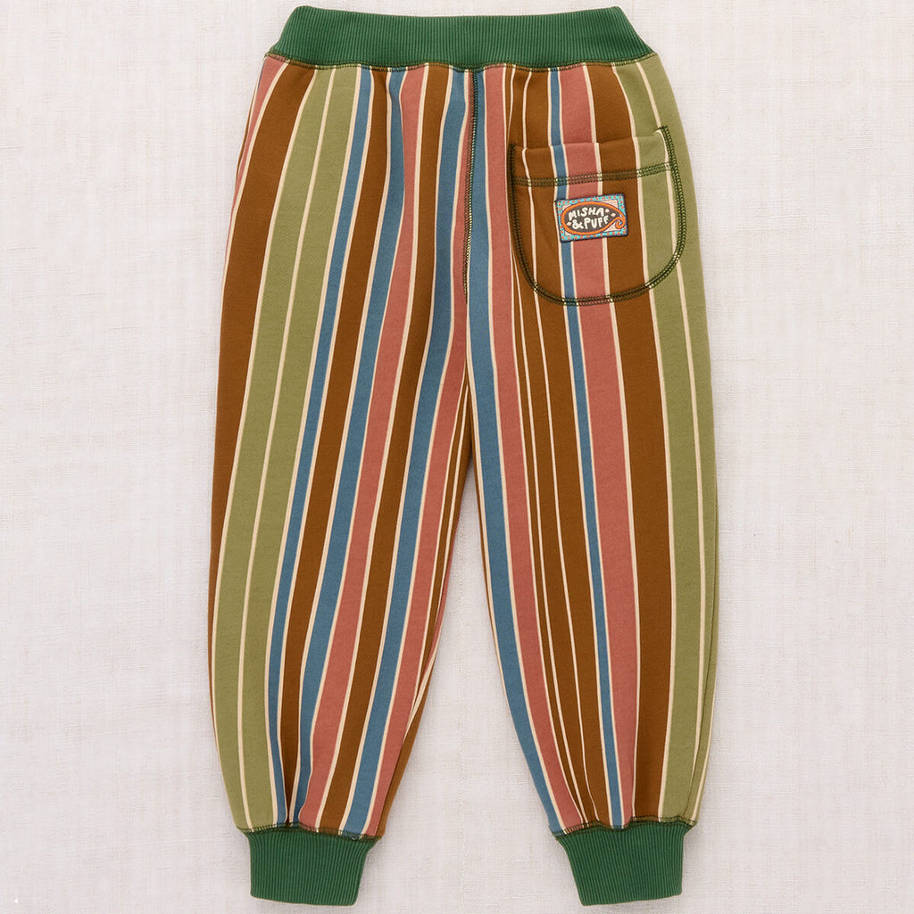 Pantalon de jogging en coton à rayures Sporty  avec taille élastique pour enfants (3-8 ans) – Confort au quotidien pour les activités